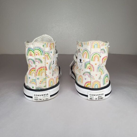 Chuck Taylor All Star Rainbow High Top Shoe Size 7 - Picture 4 of 10